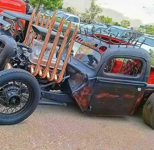 Straight up Rat Rod headers
