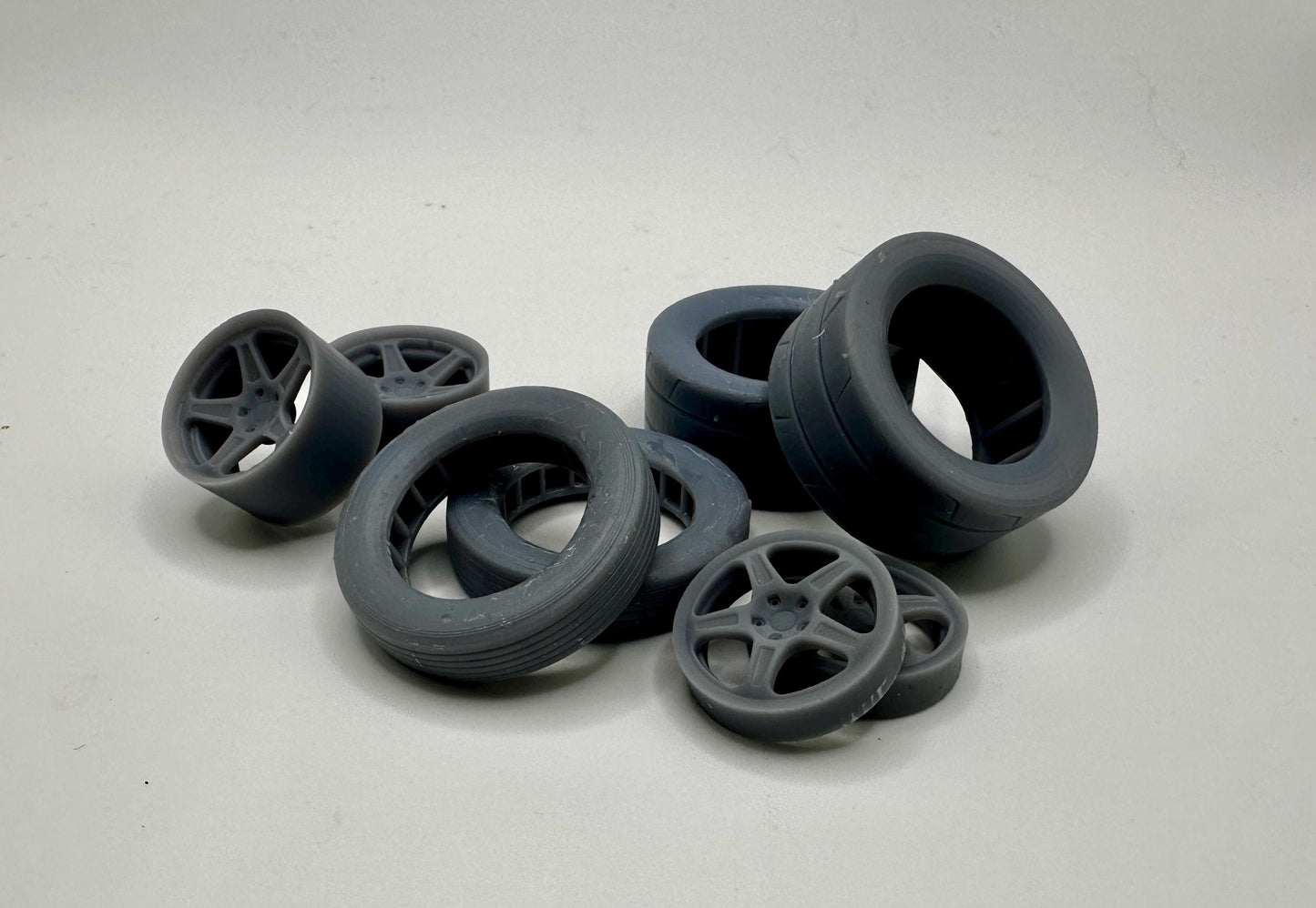 1/25 3d printed Dodge Demon wheels and tires