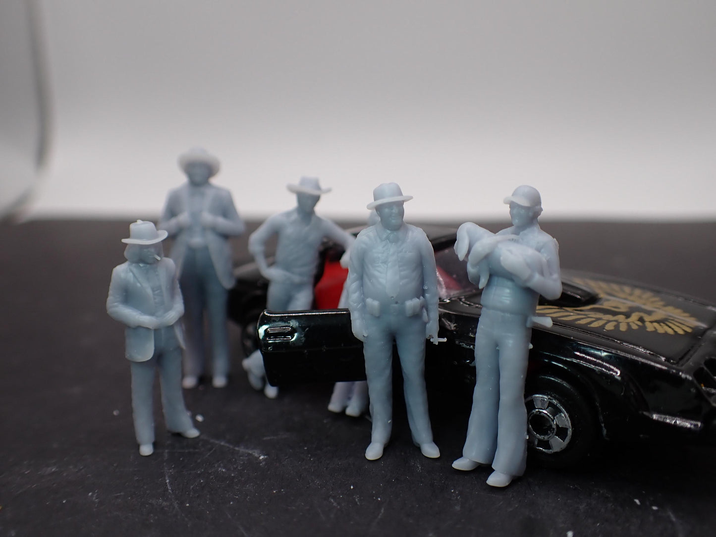 1/64 3-D printed Smokey and the bandit includes JR