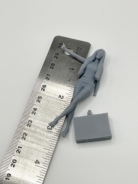 1/25 scale hitchhiker for model car 3d