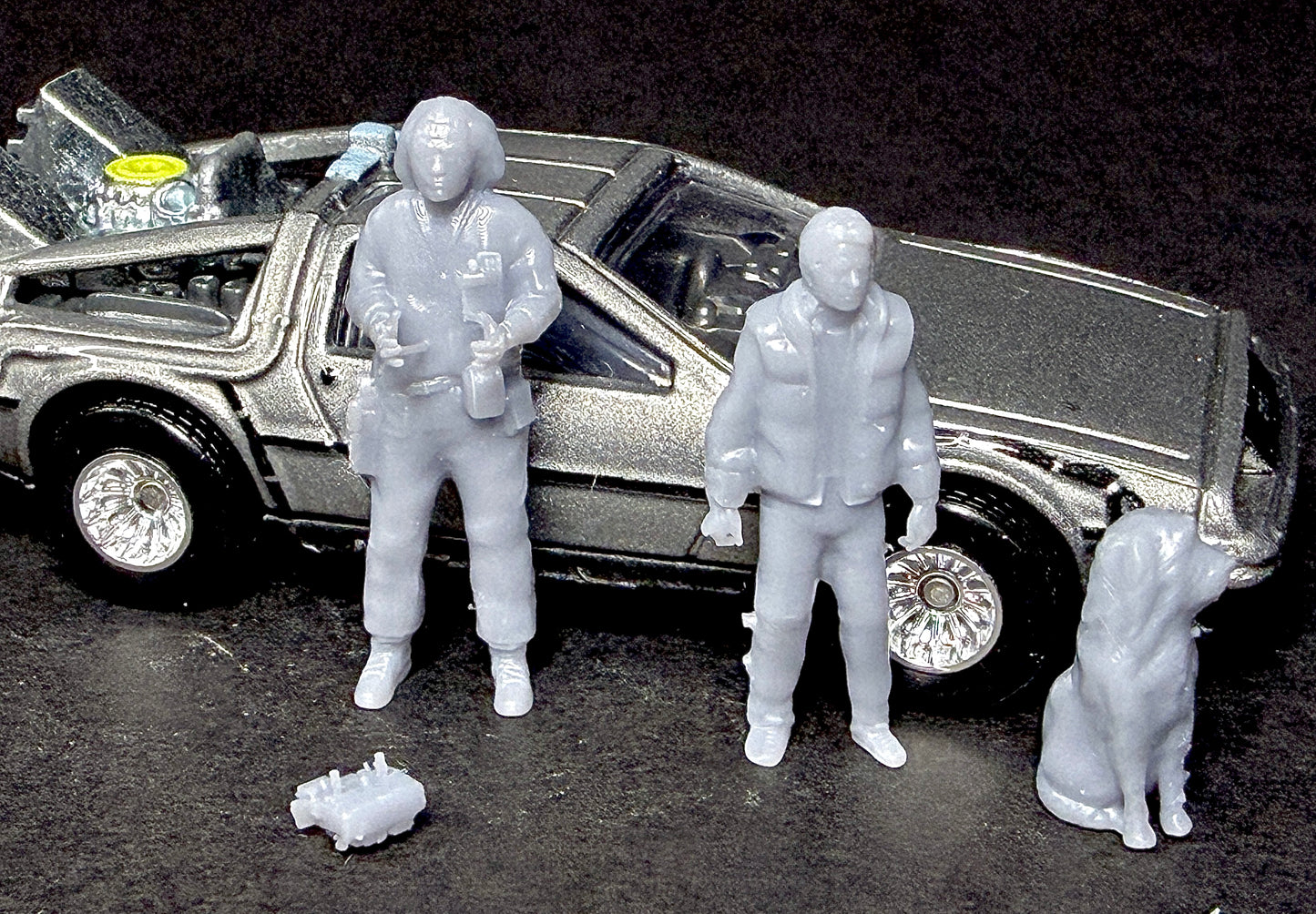 1/64 scale back to the future figures