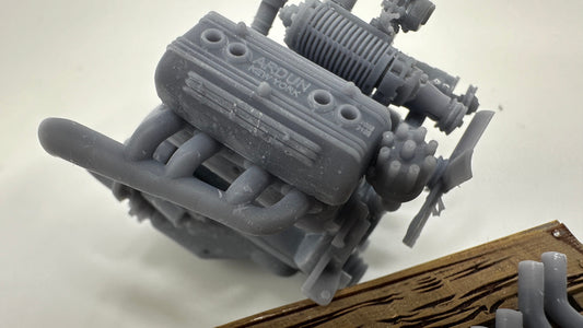 1/25 flathead with Ardun heads and supercharger