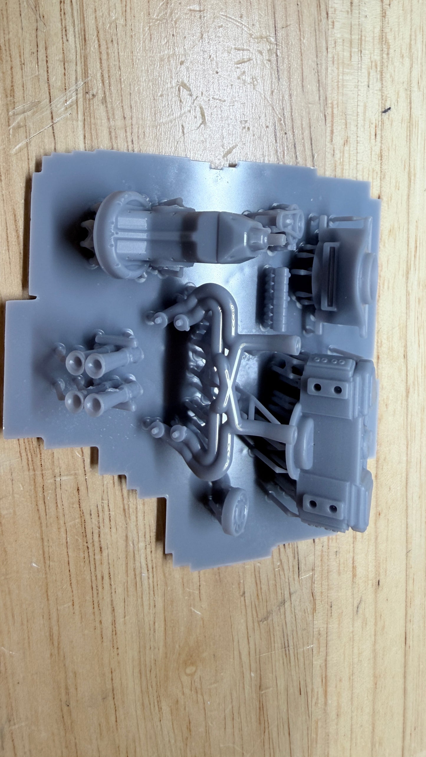 VW billet injected show motor with transmission