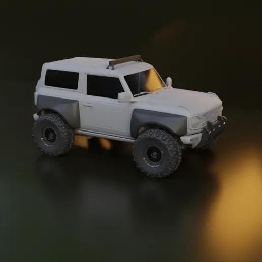 1/25 2021 Bronco BodyKit w wheels