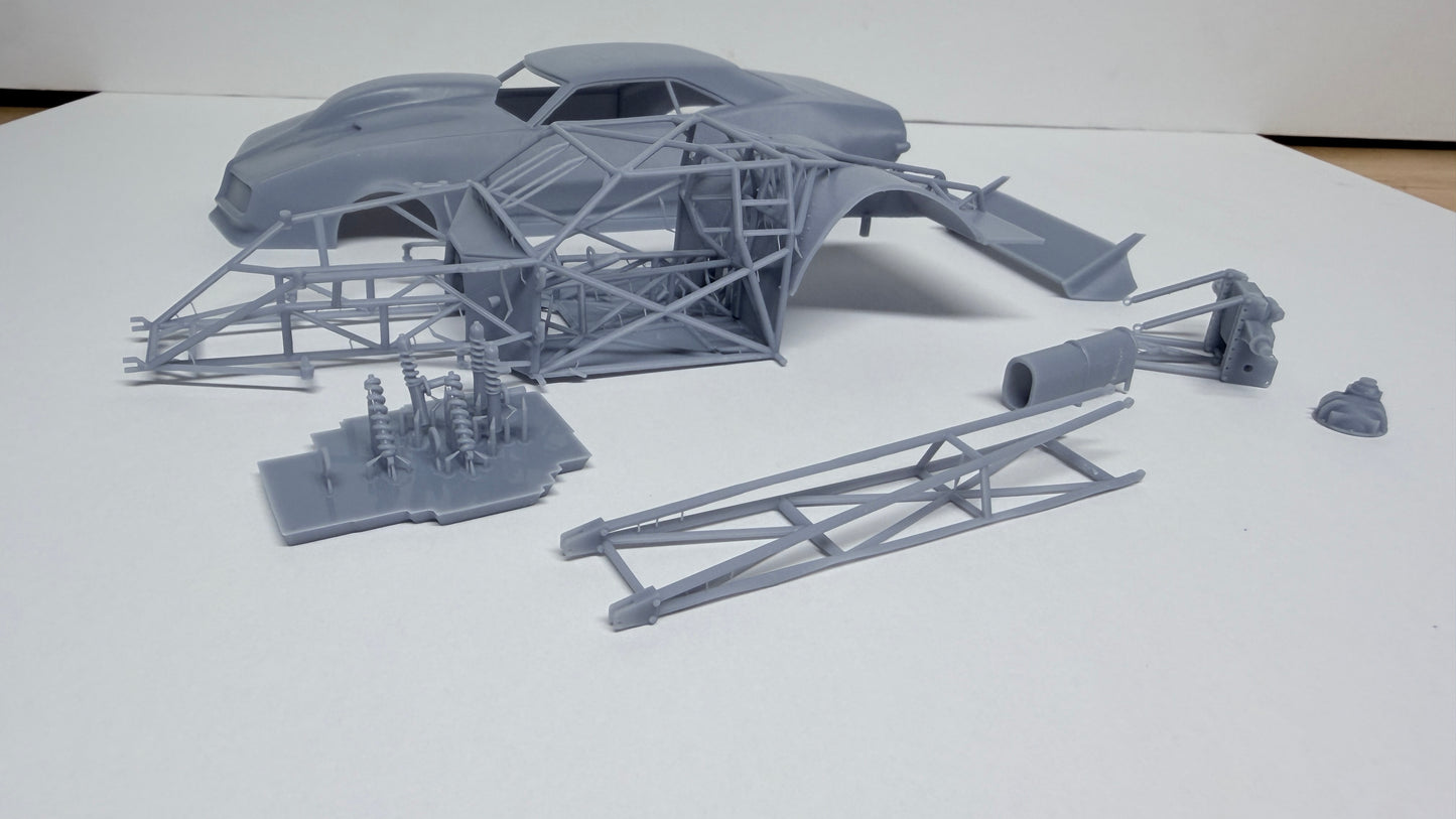 1968 Firebird and Chassis Pro Mod 1/25