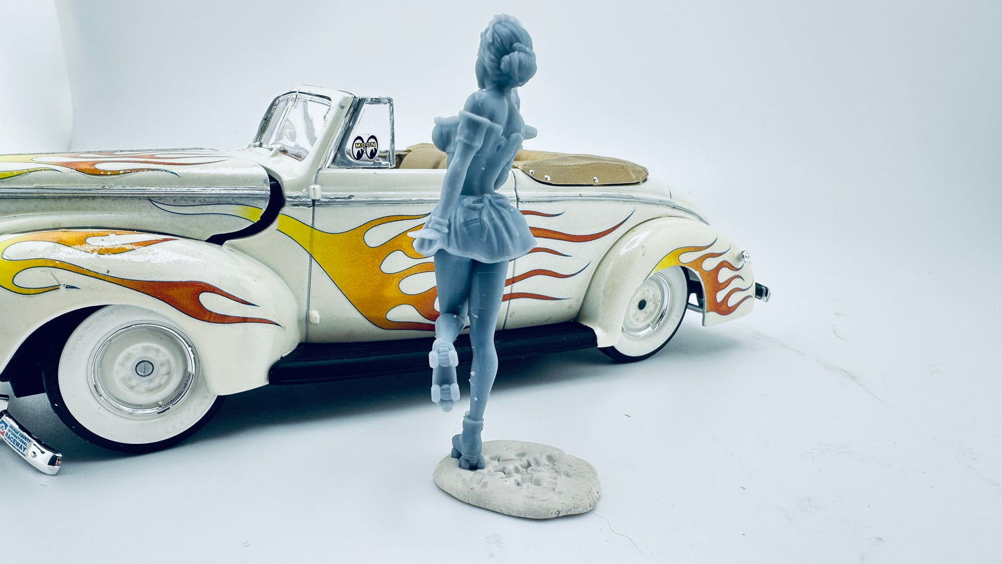 Roller Skating Diner Waitress