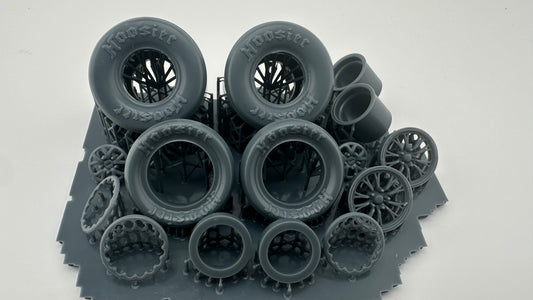 Weld Wheels s with Hoosier Tires Drag