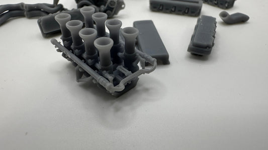 model car Gymkhana Seven Mustang engine with exhaust Ken Block