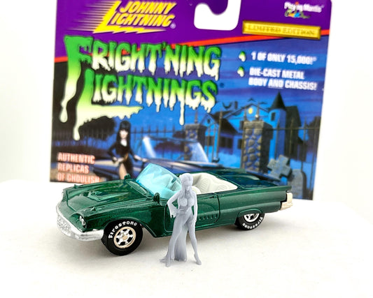 1/64 Elvira 3d printed for Macabre car by Johnny Lighting (car not included)