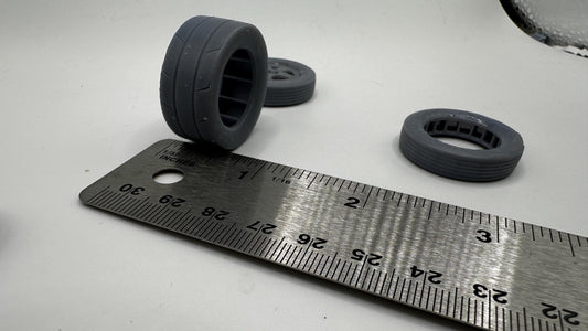 1/25 3d printed Dodge Demon wheels and tires