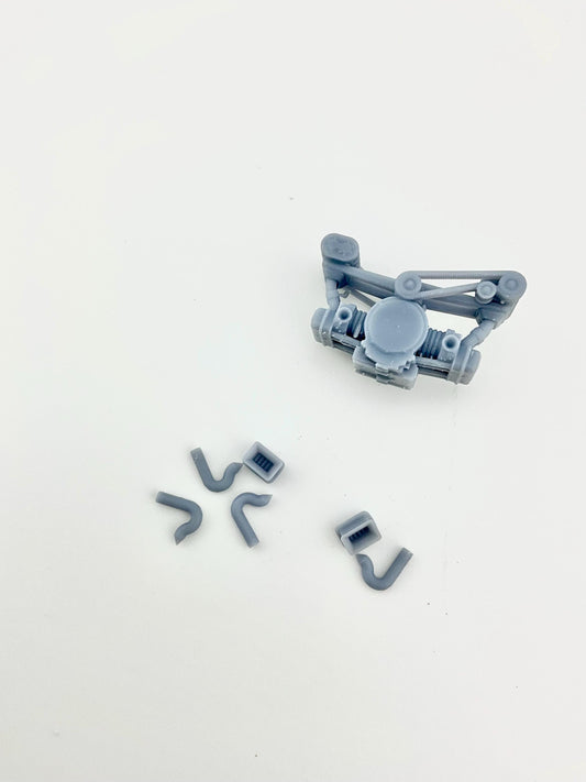 1/25 Dual Supercharged Flat 4 3d printed