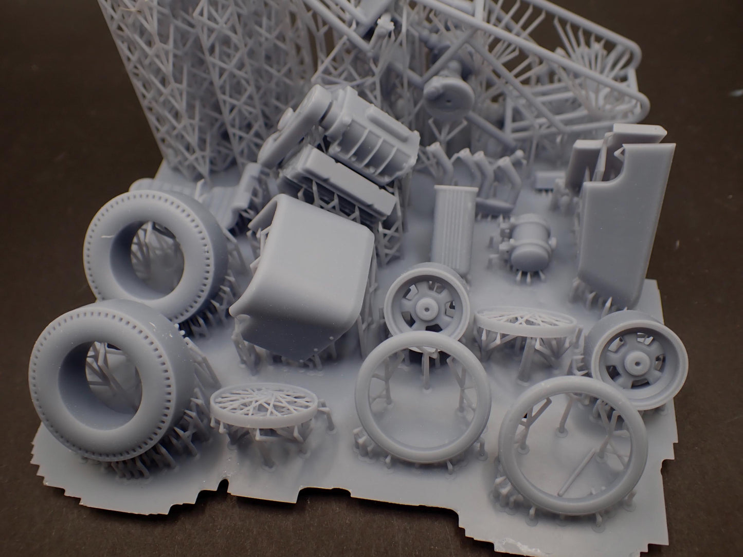 1/25 Front Engine Dragster 3D printed kit