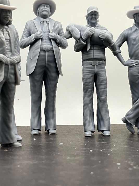 1:18 Smokey And The Bandit figures includes JR 3d printed