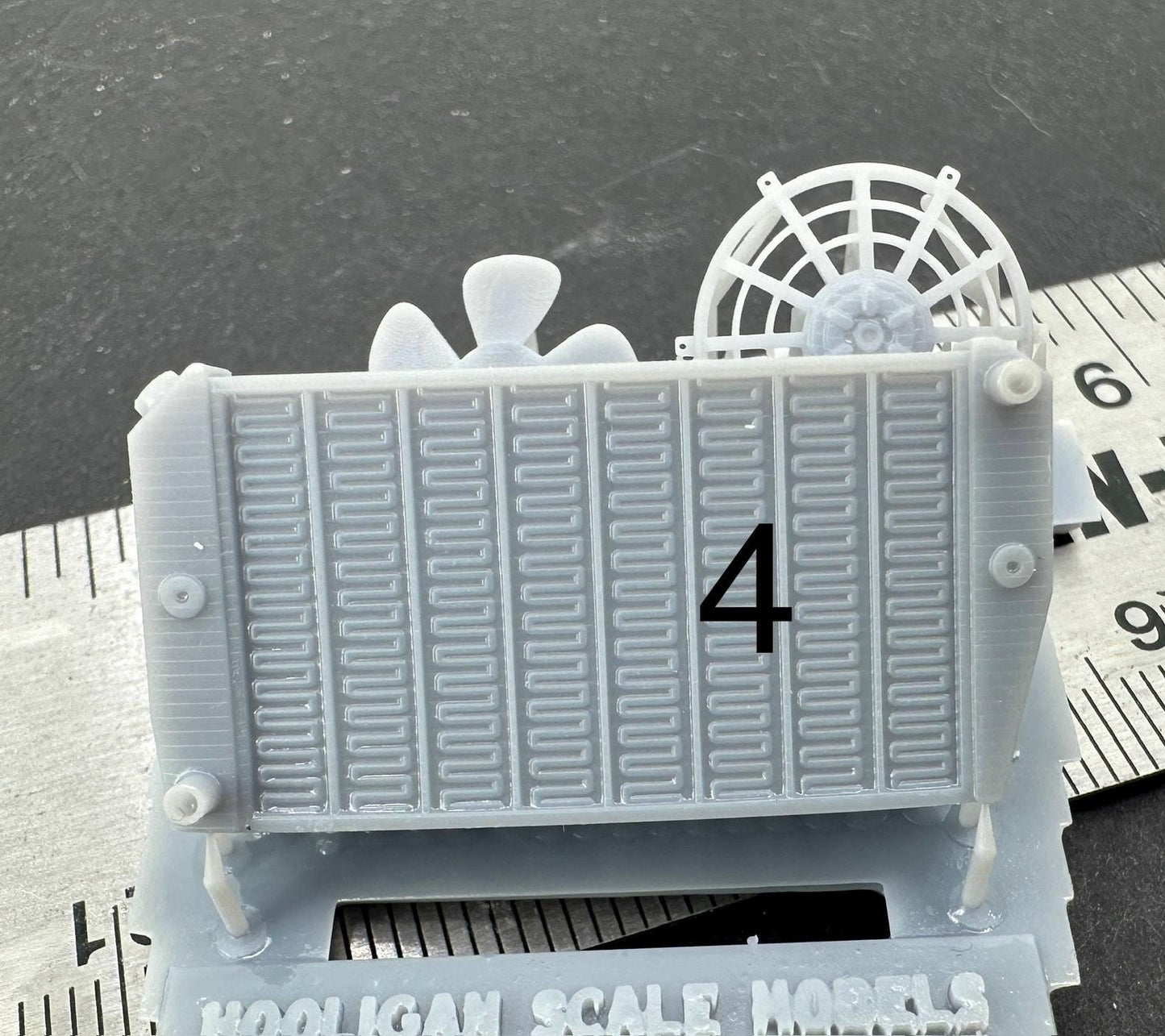 1/24 1/25 Big Block Radiators 3d printed