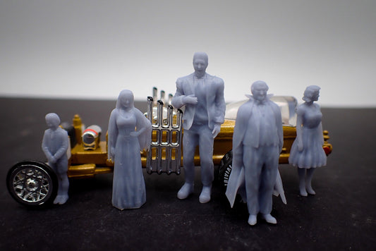 1/64 Munsters 3d printed (does not include car)