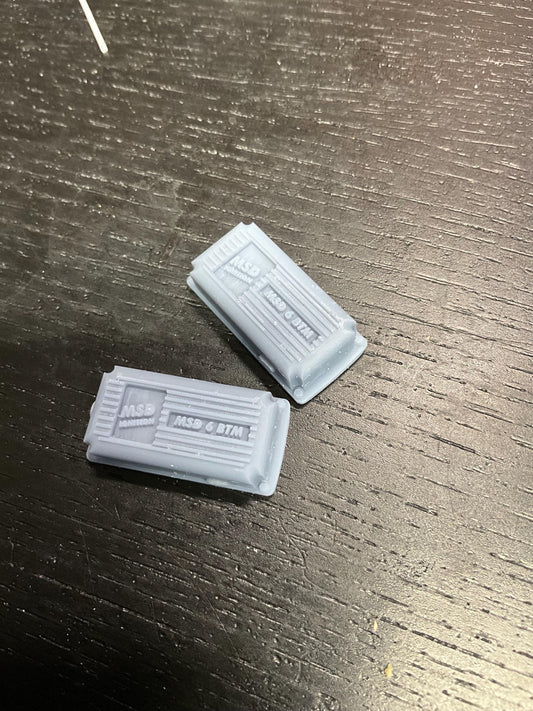 2 1/16 scale MSD 6A boxes 3d printed