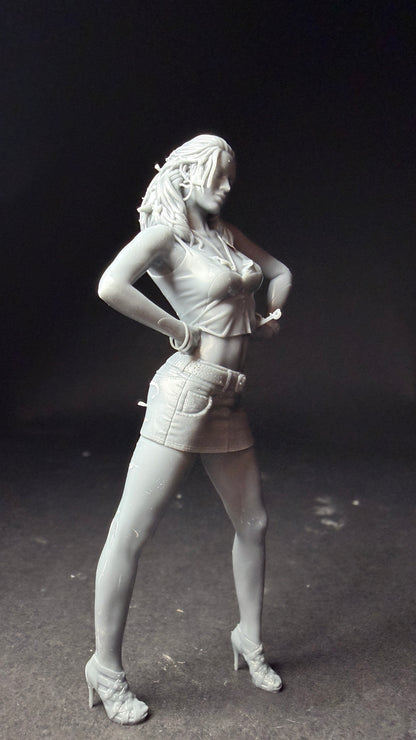 scale Mikaela Megan Fox Transformers figurine model car
