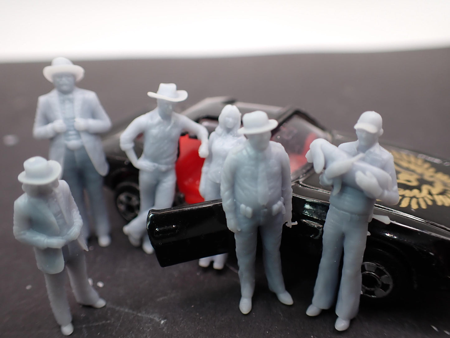 1/64 3-D printed Smokey and the bandit includes JR