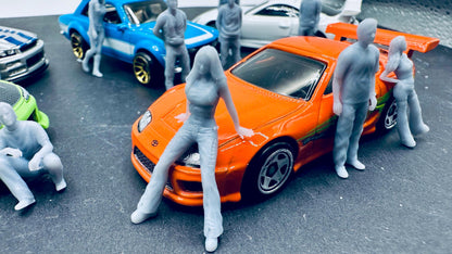 1/64 F&F characters 3d printed for diorama