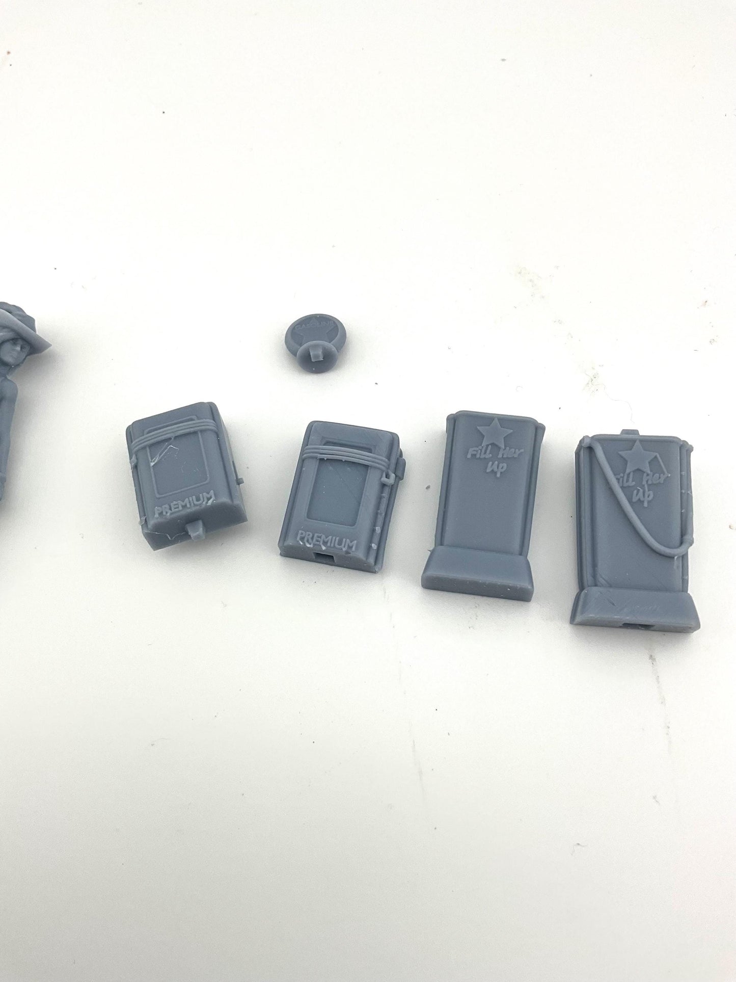Gas Pump Girl Brandee 3d printed for Diorama