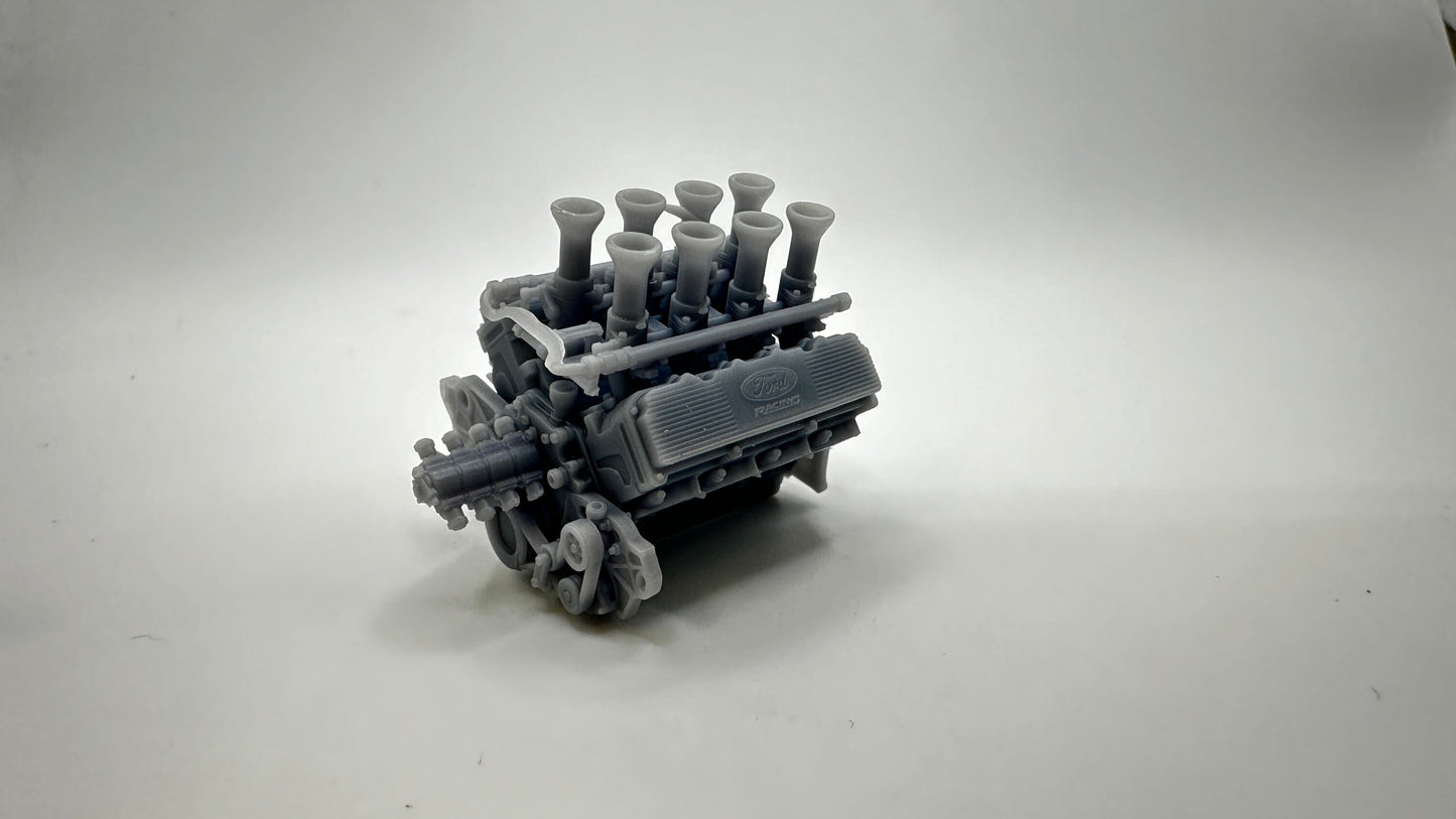 model car Gymkhana Seven Mustang engine with exhaust Ken Block