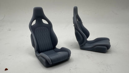 2 Bugatti Chiron seats 1/25 scale