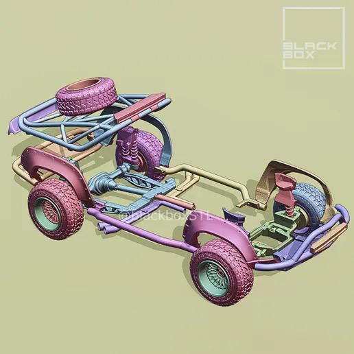 Offroad Bodykit for 1970 Mustang Boss 302 Revell 1/24