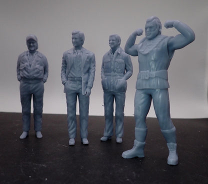 A-team Figures 3D printed