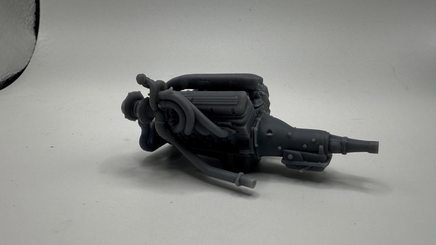572 TWIN TURBO complete engine 3dPrint