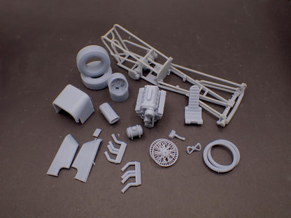 1/25 Front Engine Dragster 3D printed kit