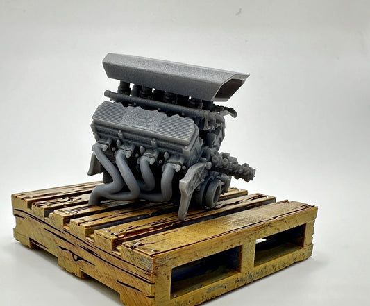 model car Gymkhana Seven Mustang engine with exhaust Ken Block