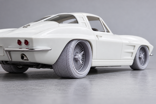 63-67 C2 Corvette Restomod knockoffs 22 back 20 front