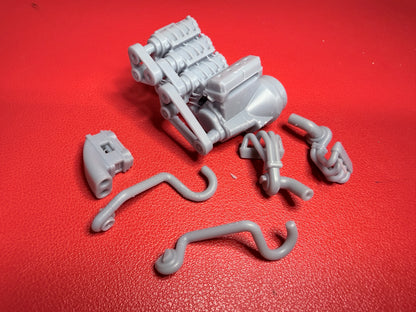 Triple supercharged, dual turbo charged V8 easy build