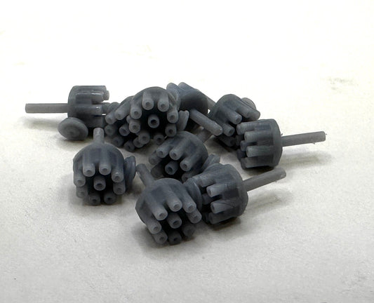 10 pre drilled distributors 1/25 scale