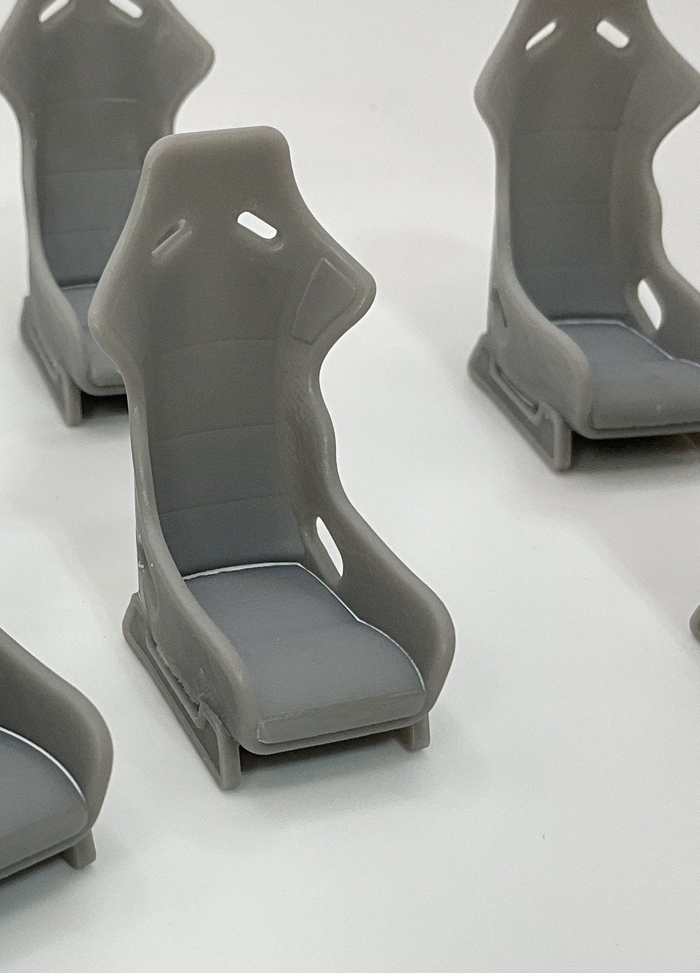 Set of 4 Recaro racing seats 1/25 scale