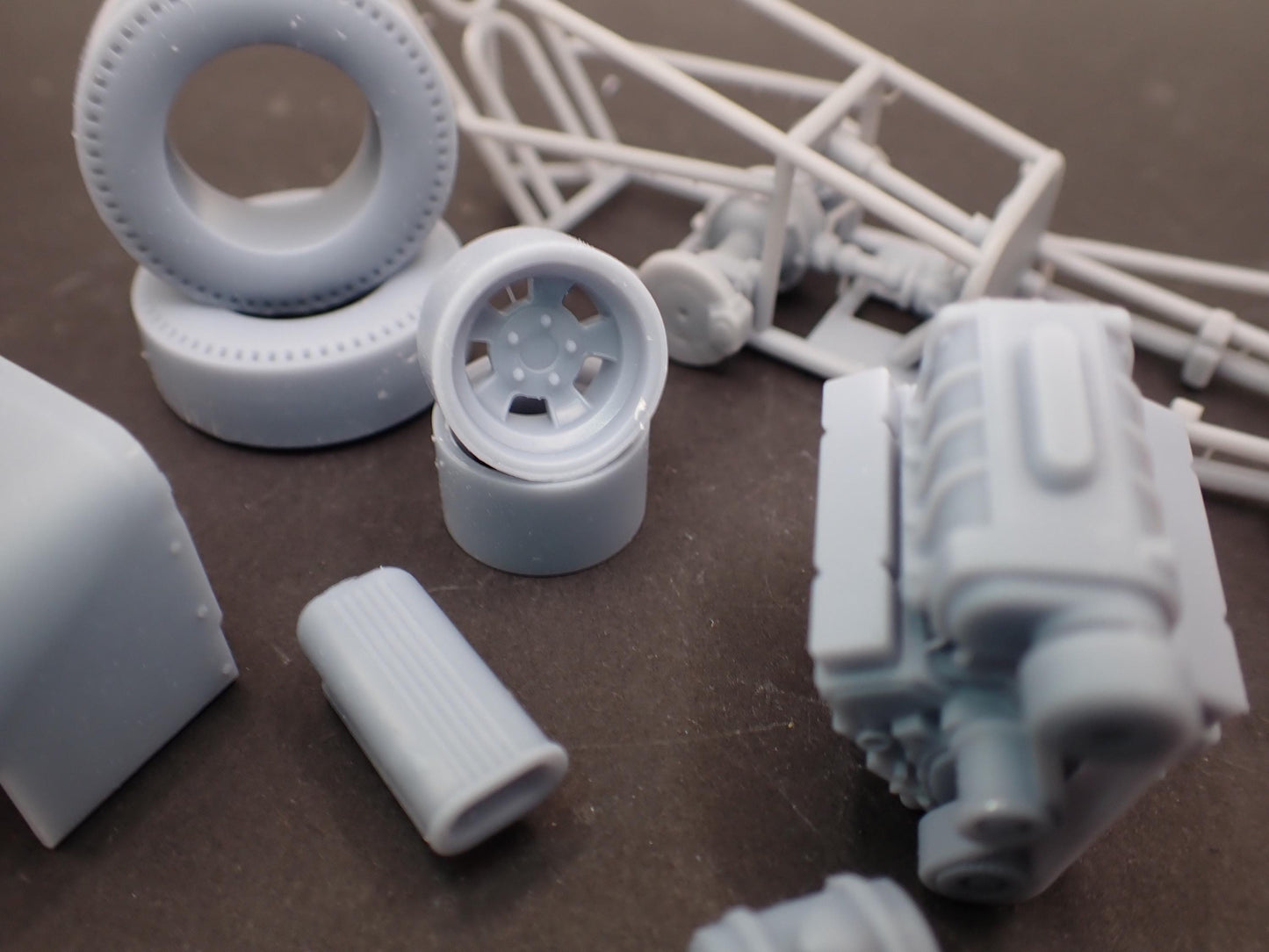 1/25 Front Engine Dragster 3D printed kit