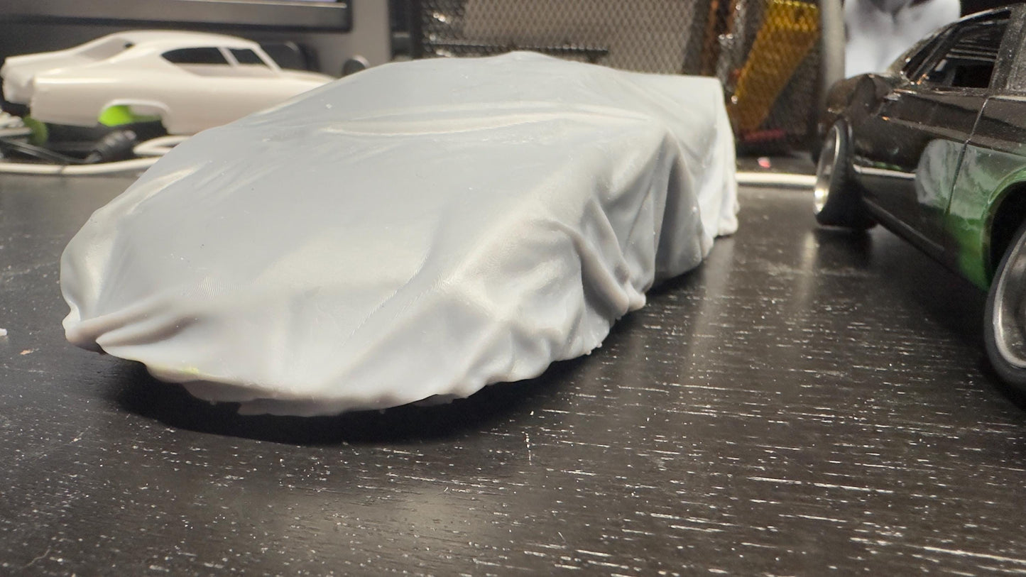 1/25 scale, Lamborghini under car cover