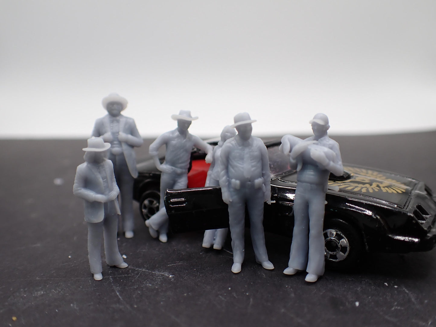 1/64 3-D printed Smokey and the bandit includes JR