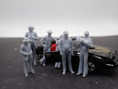 1/64 3-D printed Smokey and the bandit includes JR
