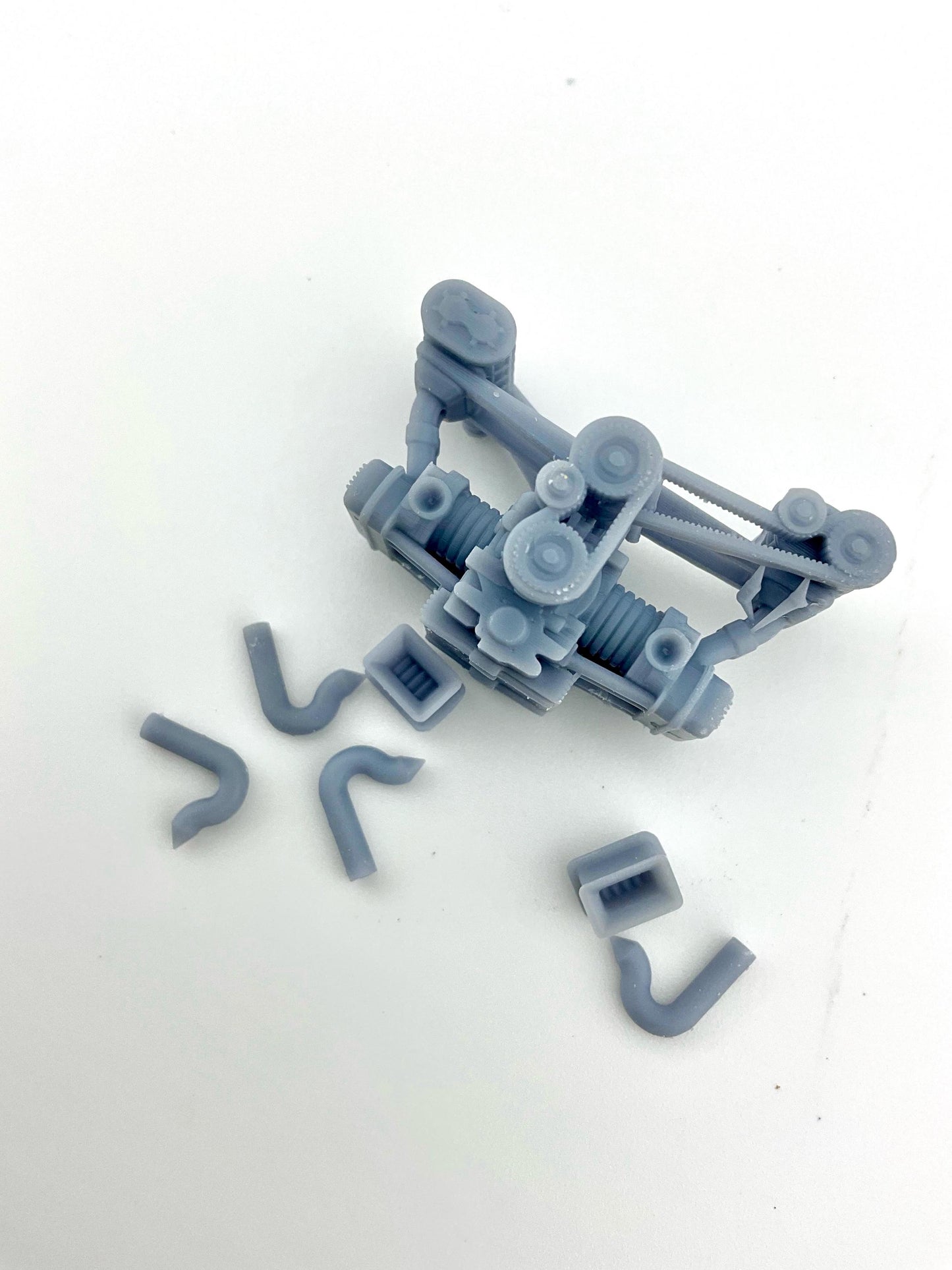 1/25 Dual Supercharged Flat 4 3d printed