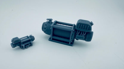 1/10 scale winch 3d printed