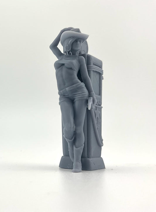 Gas Pump Girl Brandee 3d printed for Diorama