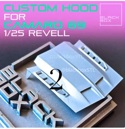 1:12 Camaro Hood 2 styles 3d printed