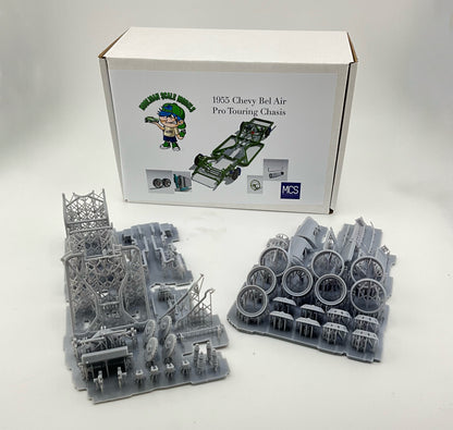 55 Chevy Bel Air pro touring kit for AMT