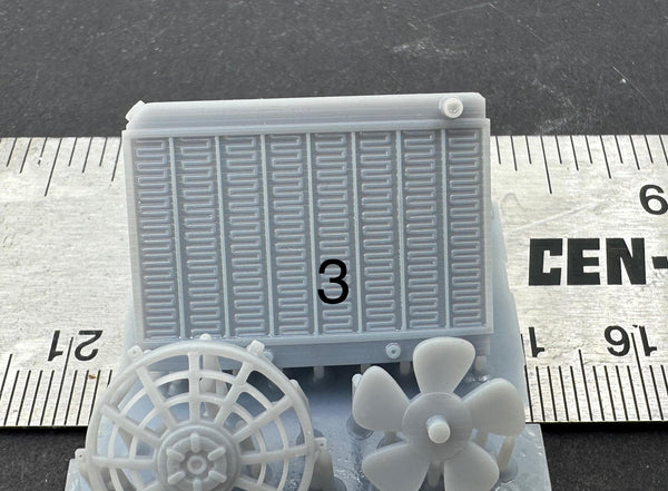 1/24 1/25 Big Block Radiators 3d printed – Hooligan Scale Models