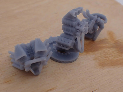 1/64 3D printed engines 3 to choose or all