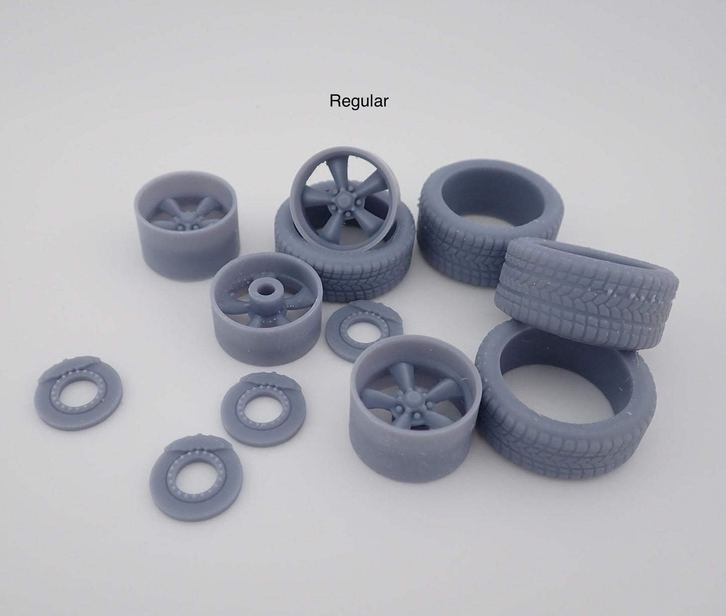 Torq Thrust Wheels and Tires 2 variations 1/24 1/25