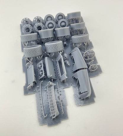 55 Chevy Bel Air pro touring kit for AMT