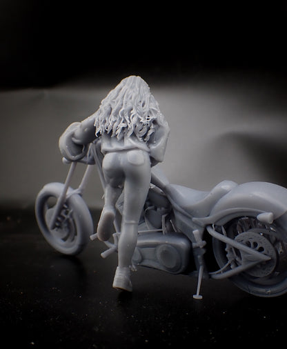 biker girl ... BIKE NOT INCLUDED