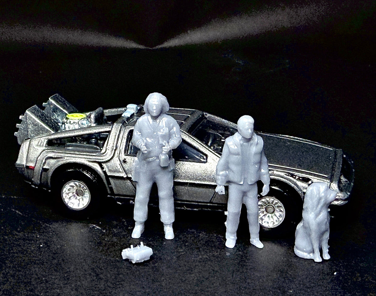 Figurers Back 1/64 scale back to the future figures – Hooligan Scale Models